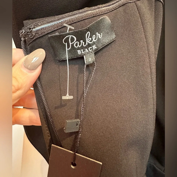 Parker Black Label Bloomingdale’s Off The Shoulder Formal Cocktail Dress Size 2 - Picture 9 of 13